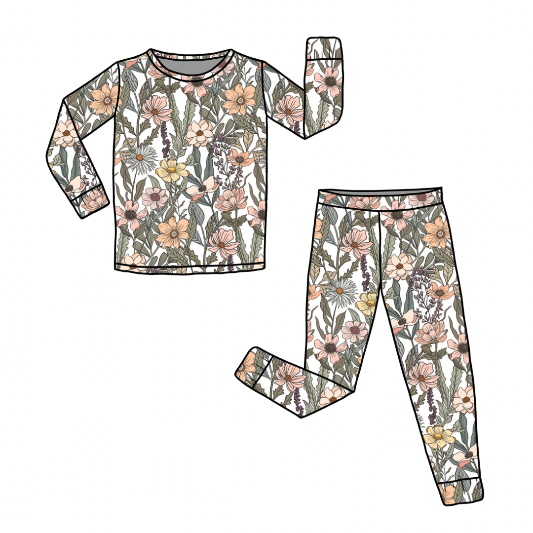 PREORDER Wildflowers Bamboo Pajamas