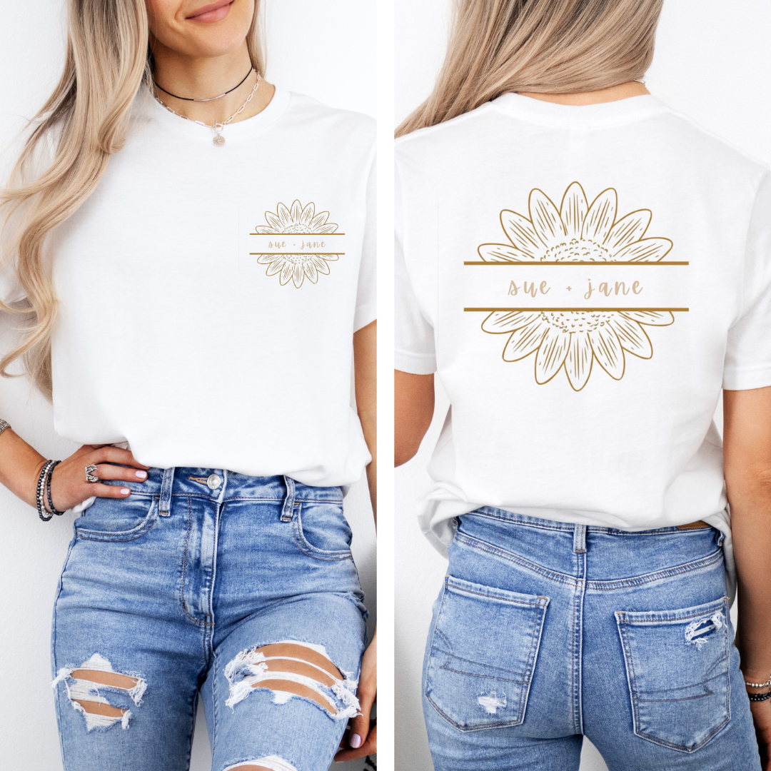 Floral Logo - Organic Cotton Tee