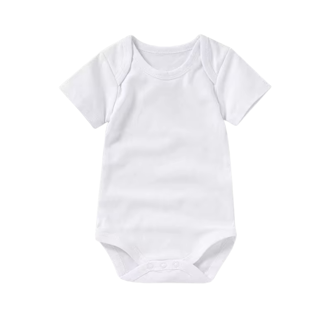 PREORDER Organic Cotton Bodysuit - White
