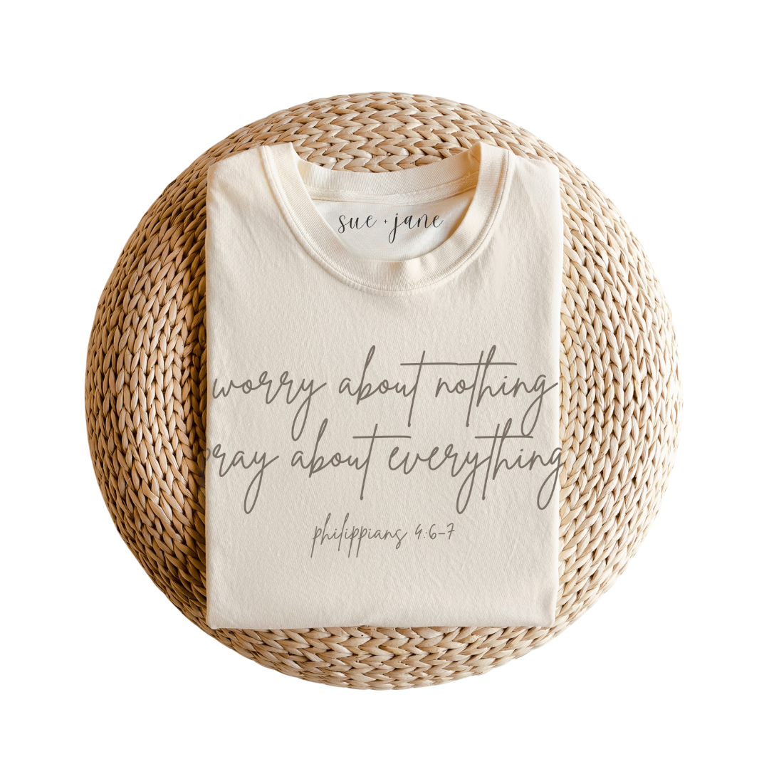 Philippians 4:6-7 Organic Cotton T-shirt