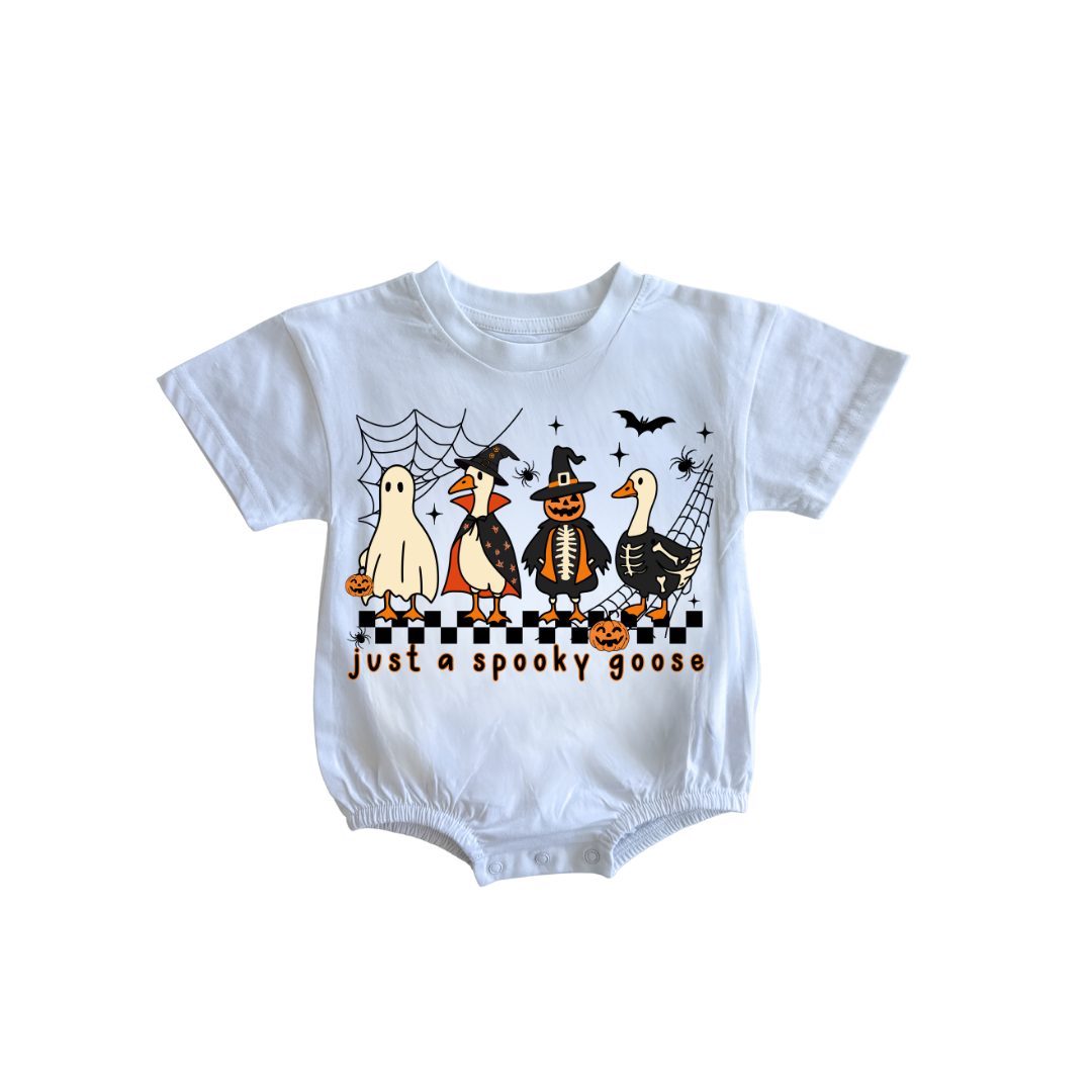 Spooky Goose Organic Cotton Bubble Romper