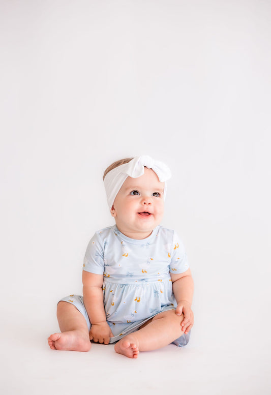 Goose Twirl Bodysuit Romper