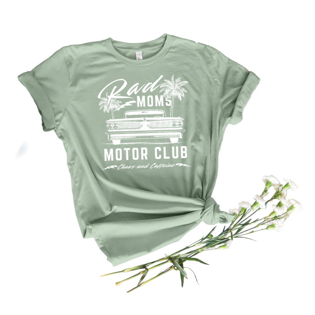 Rad Moms Motor Club 100% Cotton Tee