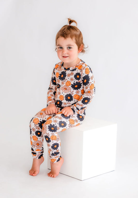 Spooky Floral Bamboo Pajamas