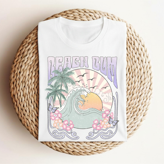 Beach Bum - 100% Cotton Tee