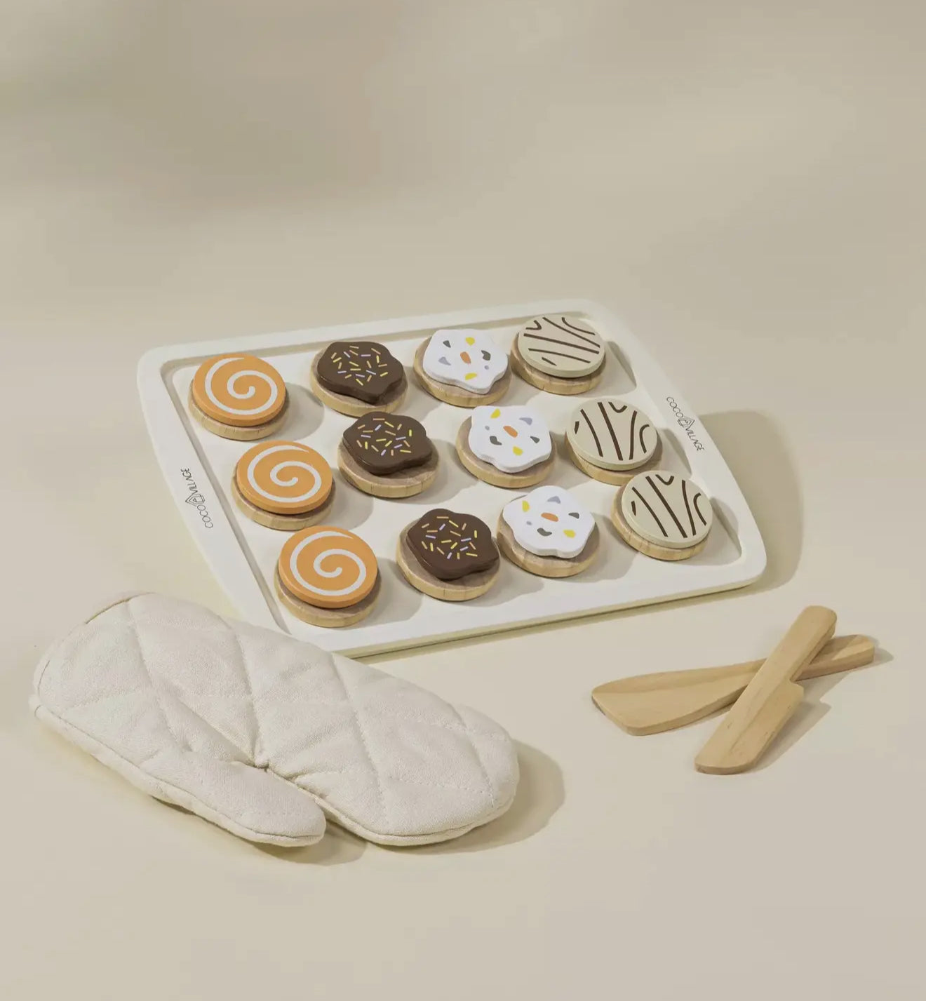 Wooden Cookies Playset and Accessories