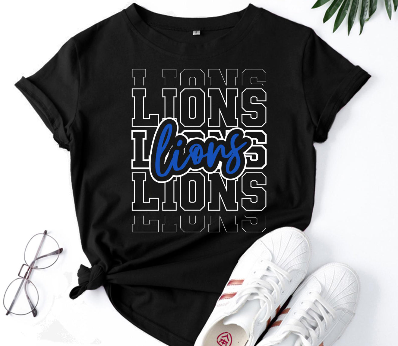 Black Out Lions Tee