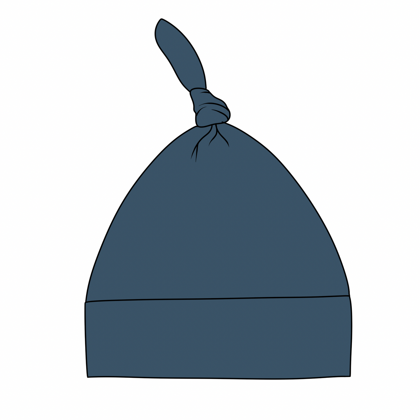 PREORDER Dusty Blue Bamboo Top Knot Hat