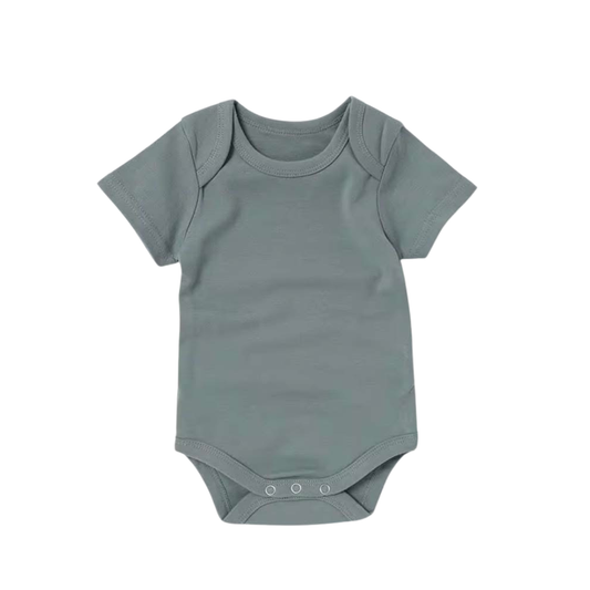 Organic Cotton Bodysuit - Aquamarine