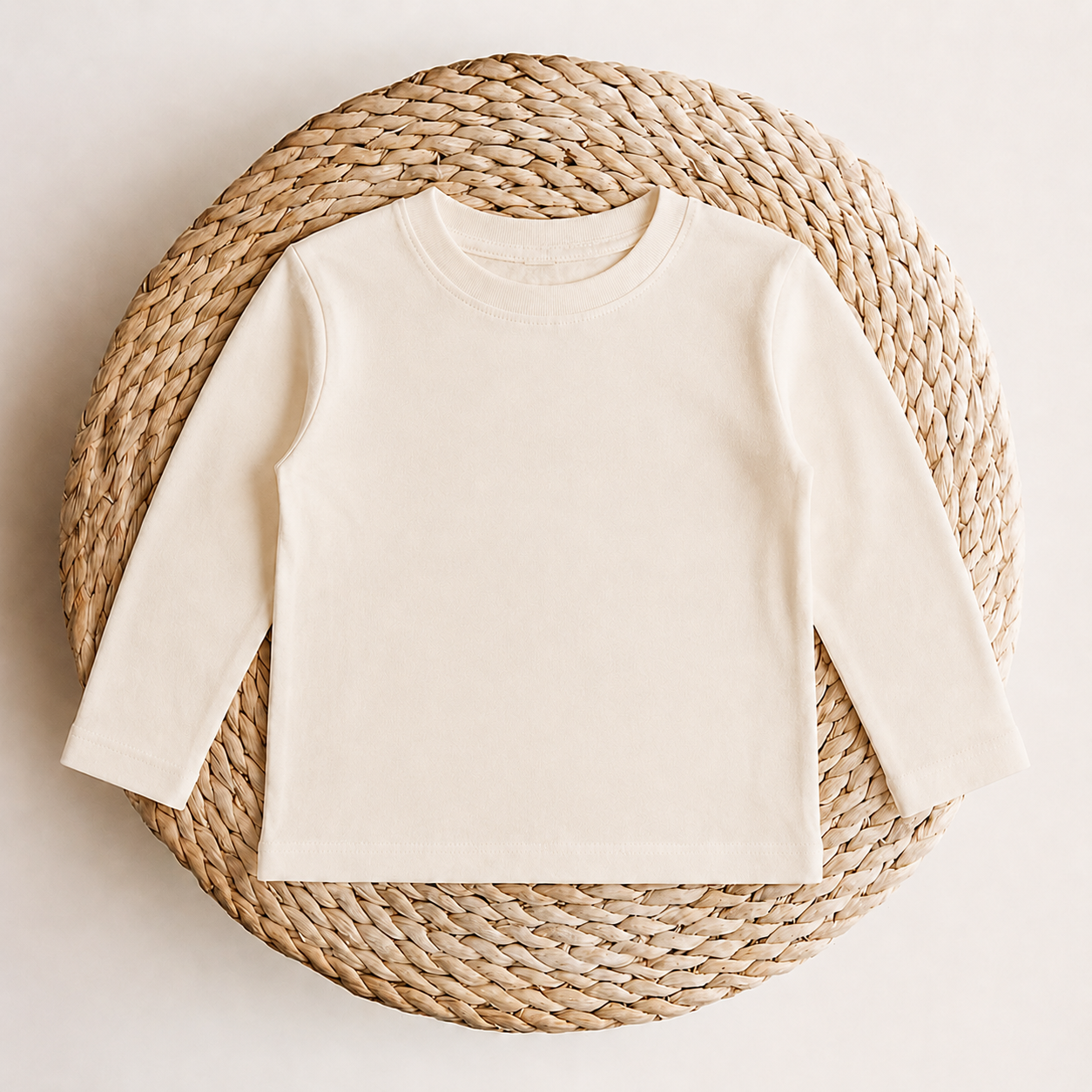 Organic Cotton LS Tee - Natural