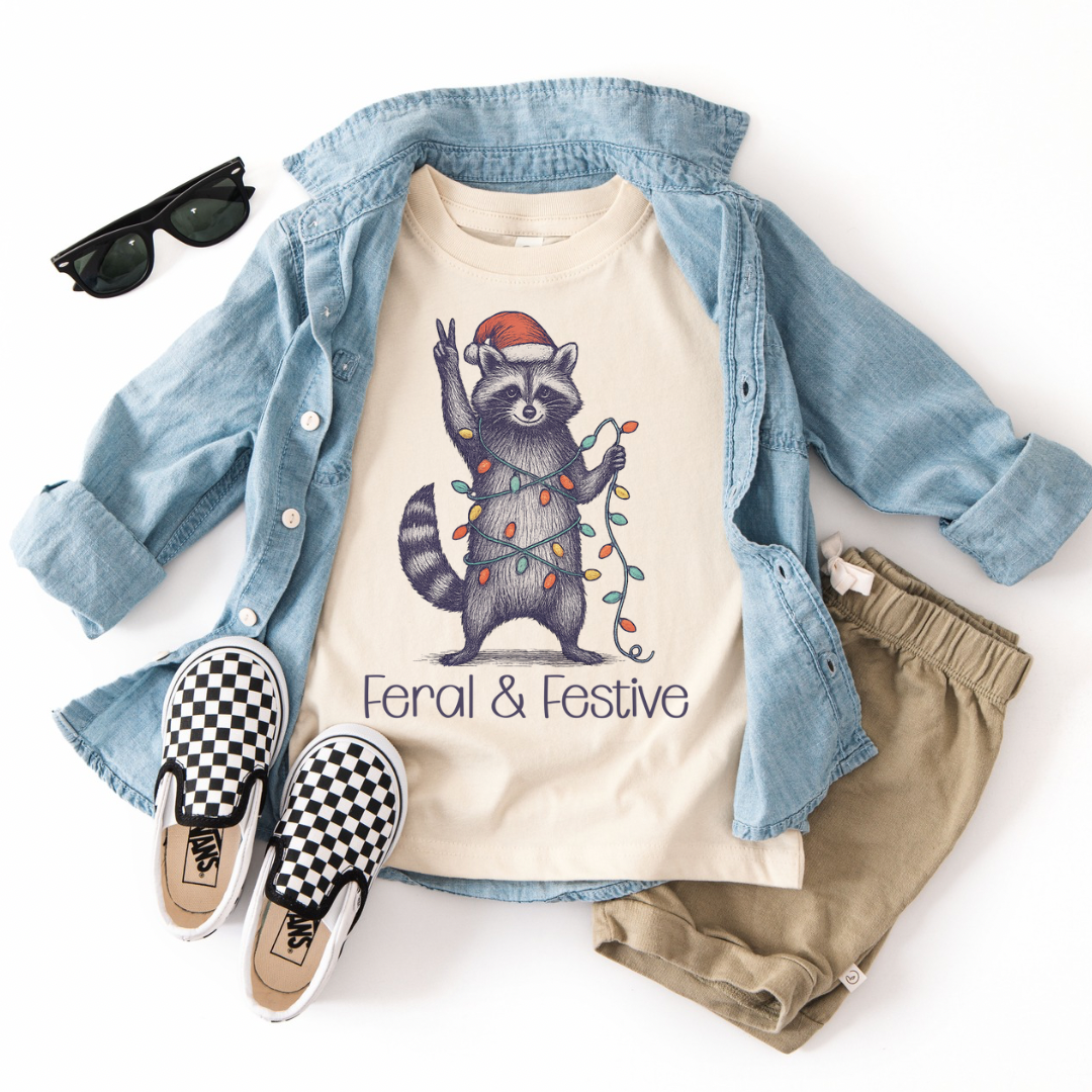 Feral & Festive - 100% Cotton Tee