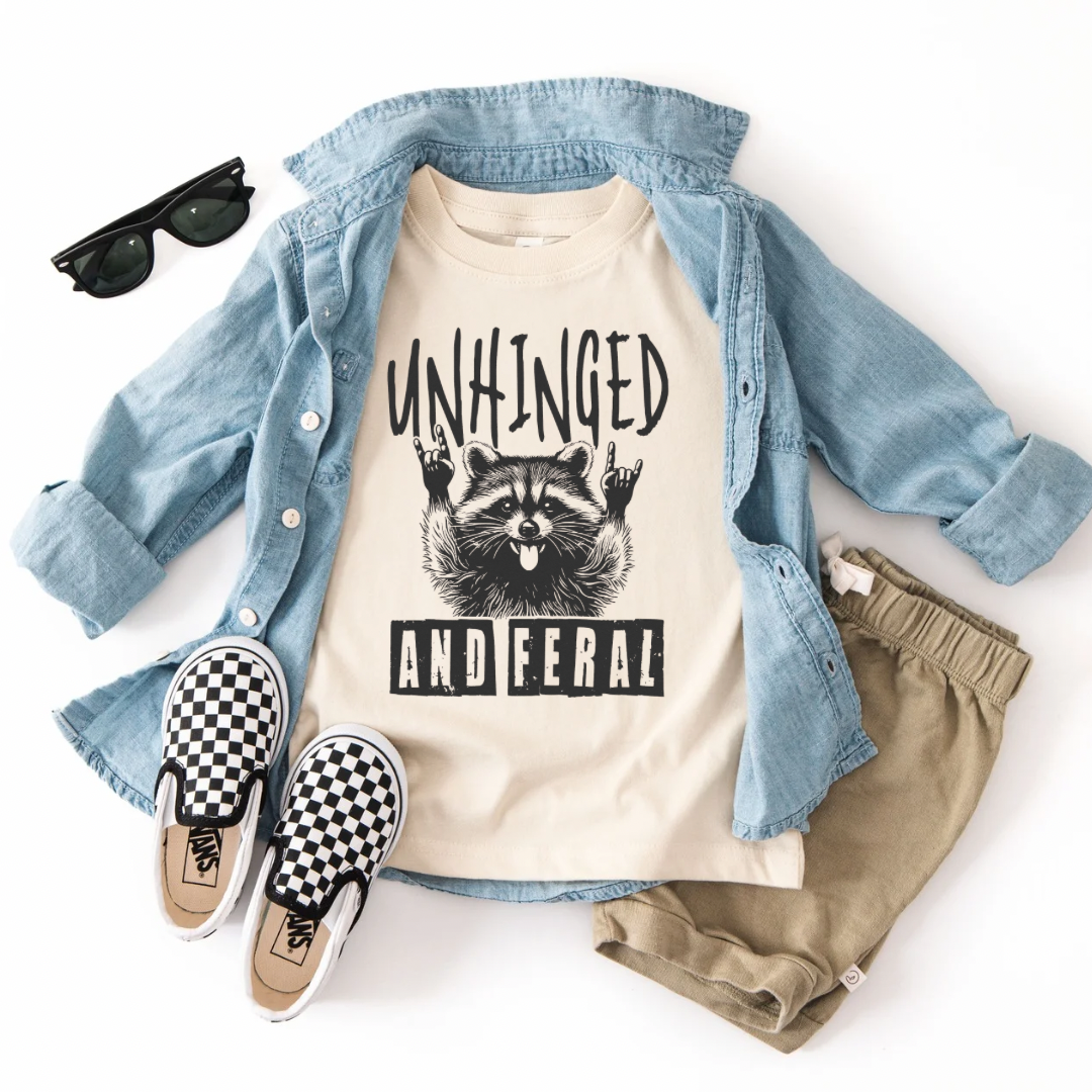 Unhinged & Feral - 100% Cotton Tee