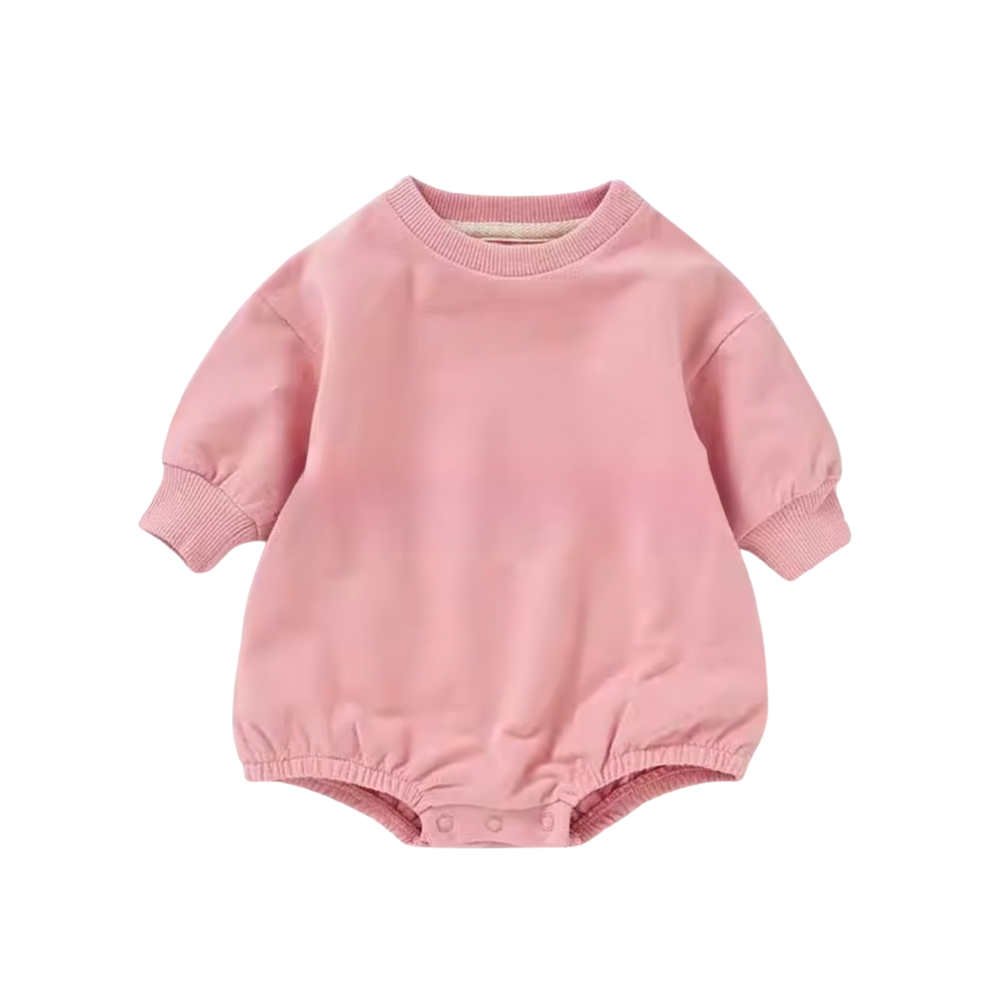 PREORDER Organic Cotton Bubble Romper - Bubblegum