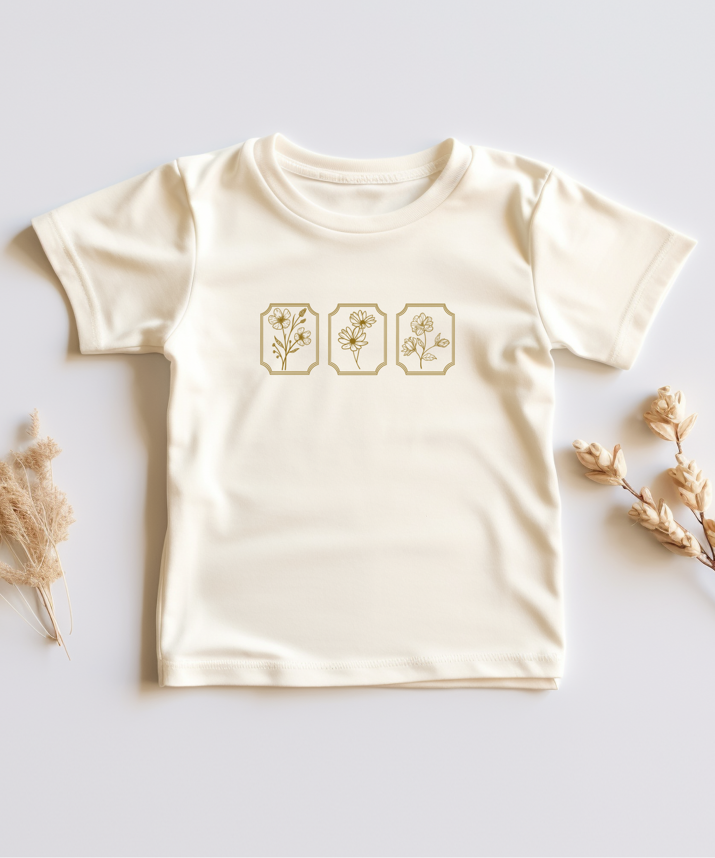 Floral - 100% Cotton Tee