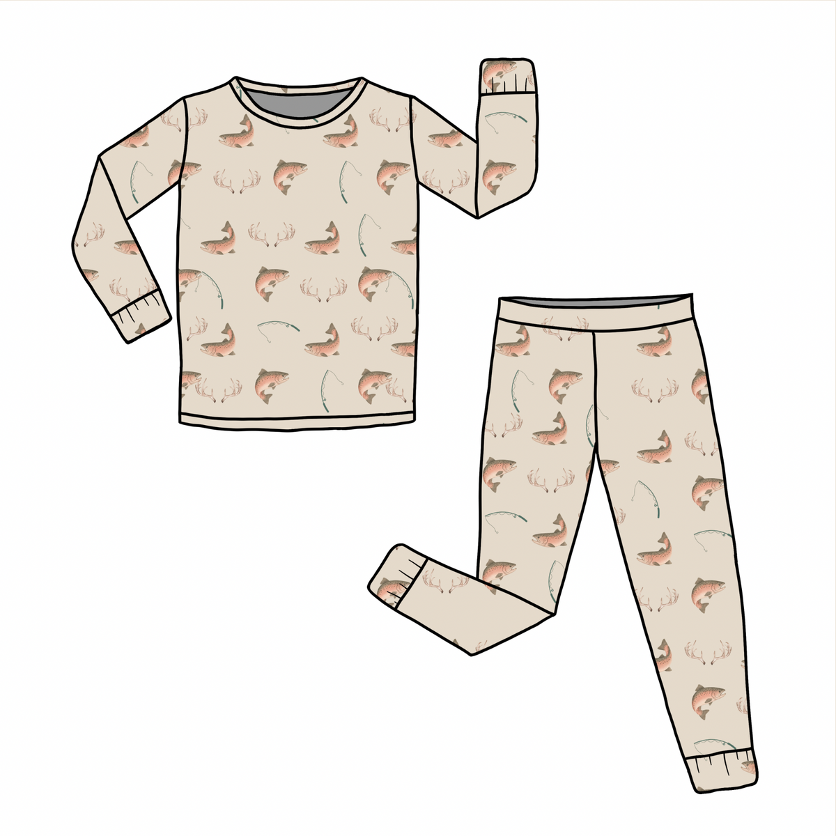 PREORDER Oregon Wildlife Bamboo Pajamas
