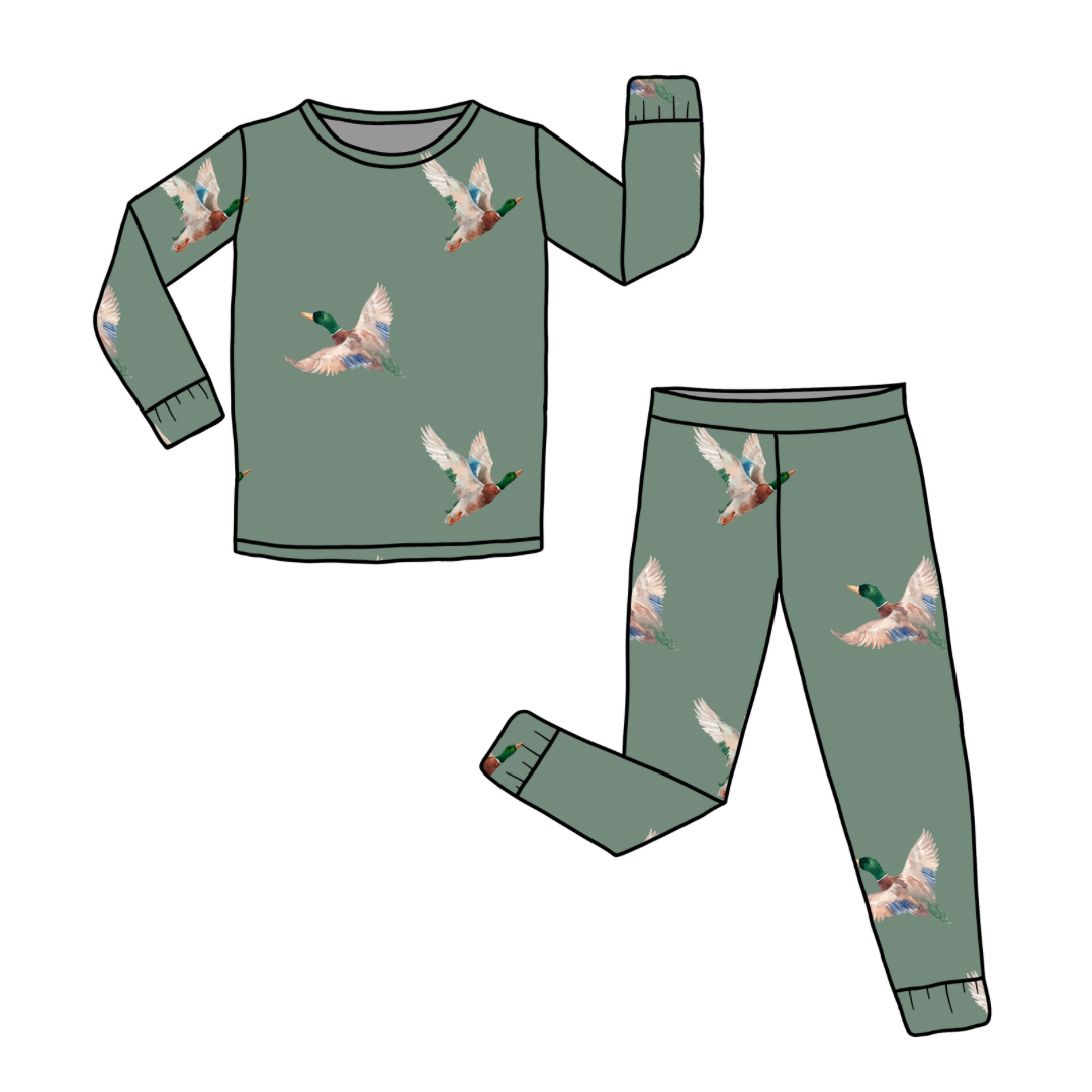PREORDER Mallard Duck Bamboo Pajamas