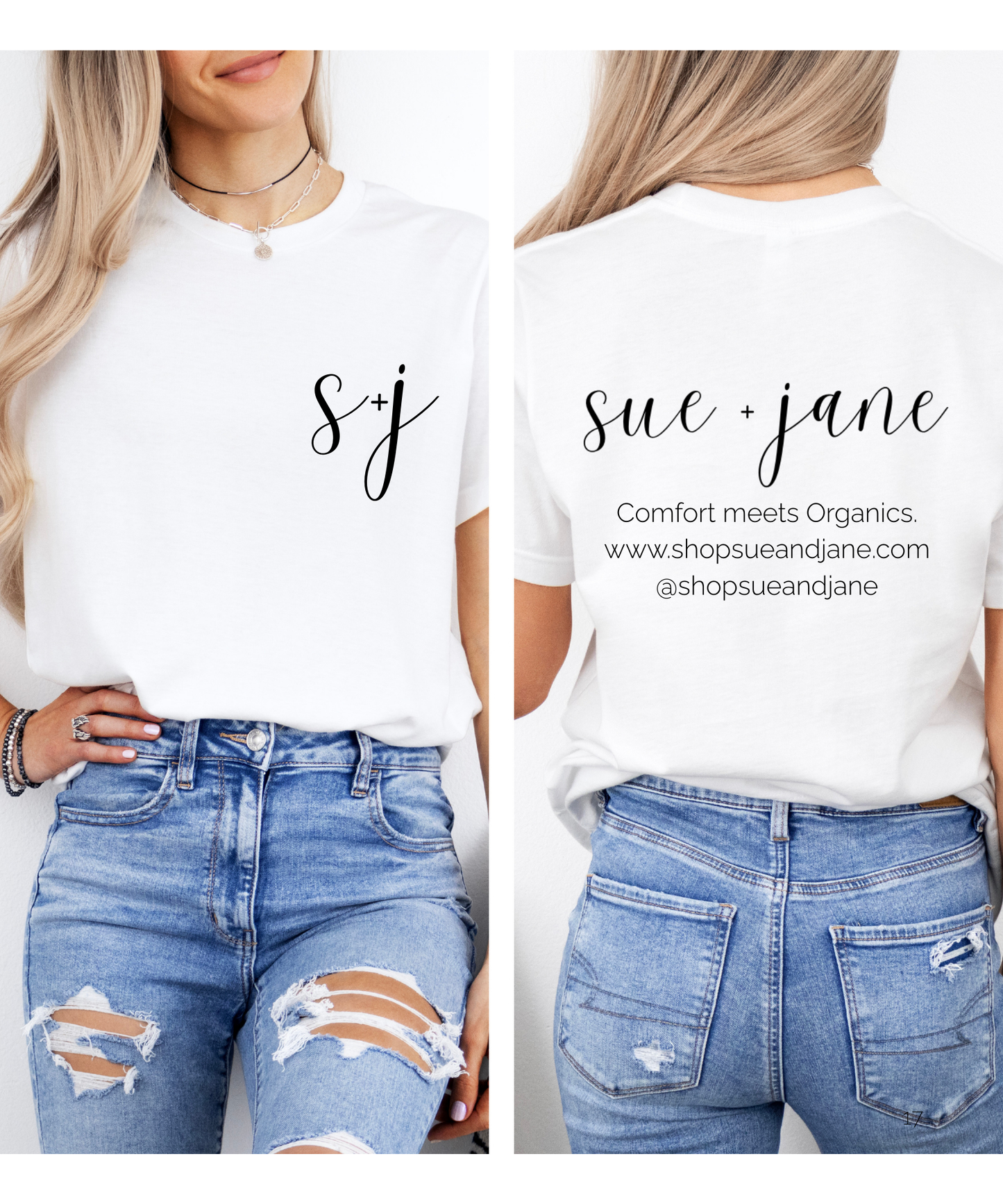 Sue and Jane Logo T-Shirt