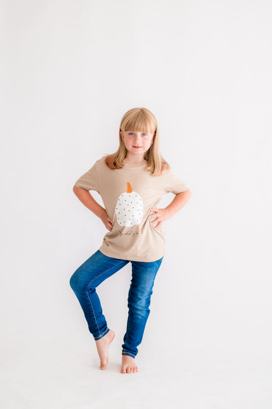 Boho Pumpkin Organic Cotton Tee