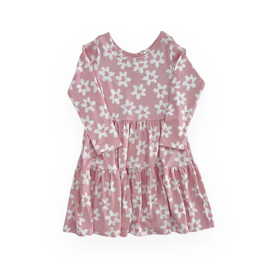 Floral Hearts Bamboo Twirl Dress