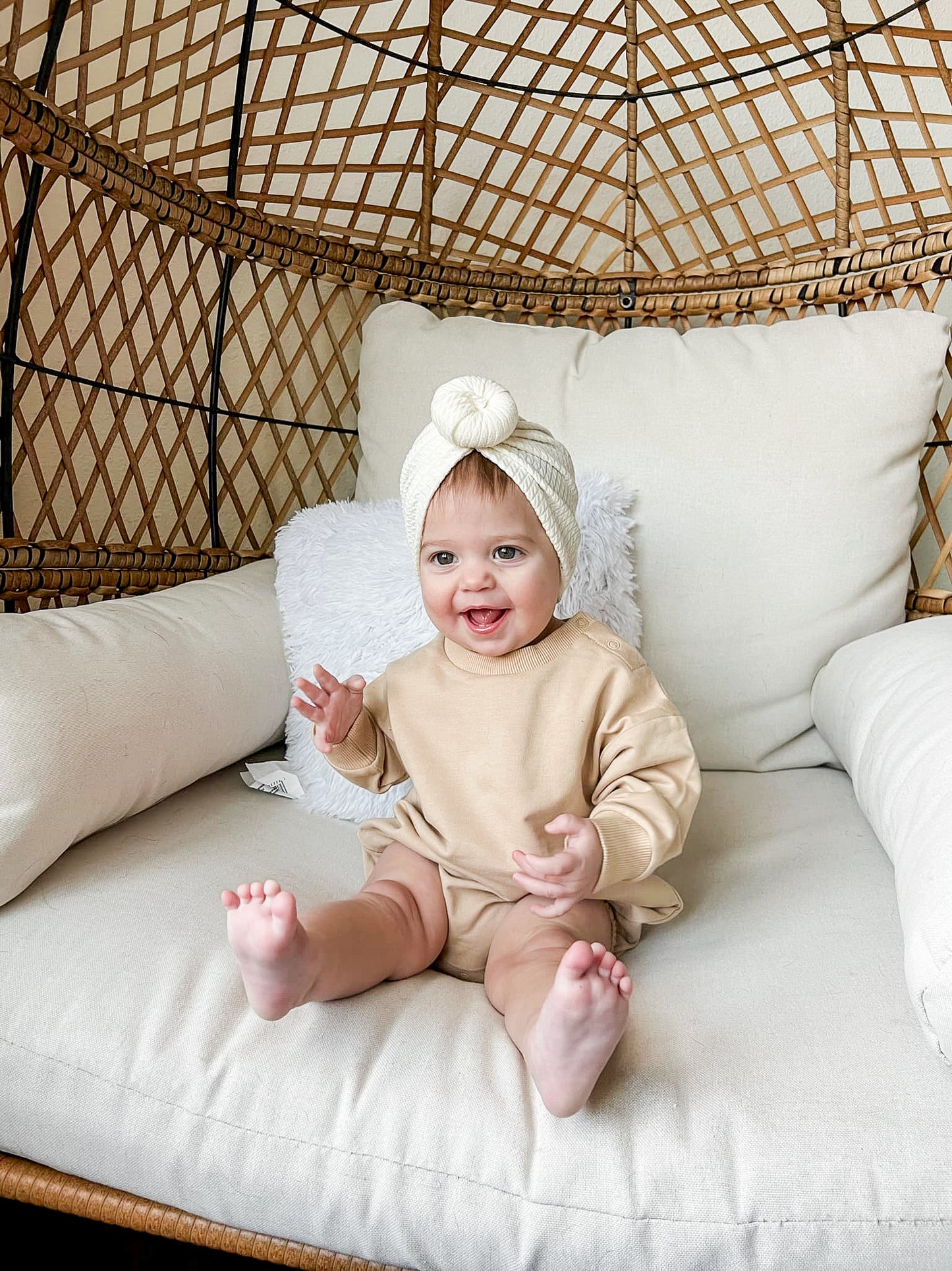 Organic Cotton Bubble Romper