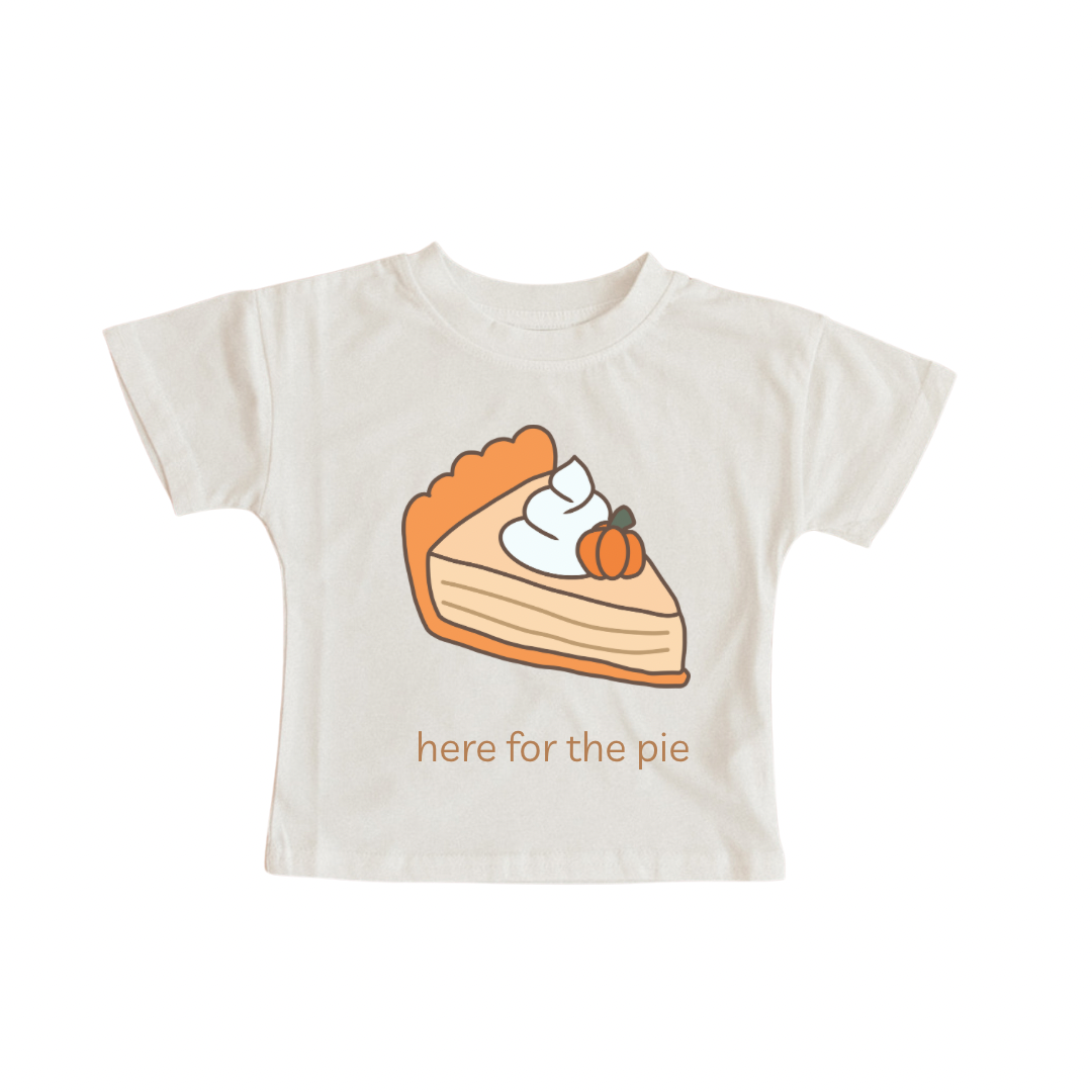 Here For The Pie Organic Cotton Tee