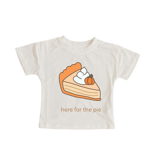 Here For The Pie Organic Cotton Tee