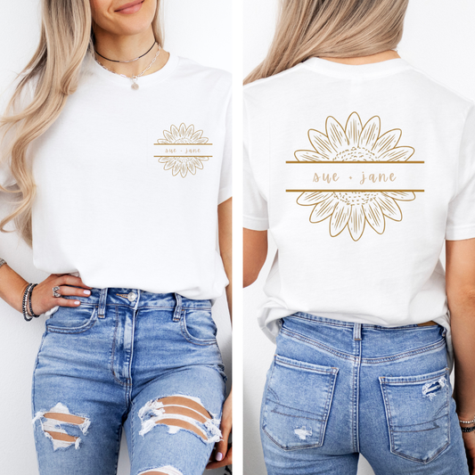 Floral Logo - 100% Cotton Tee