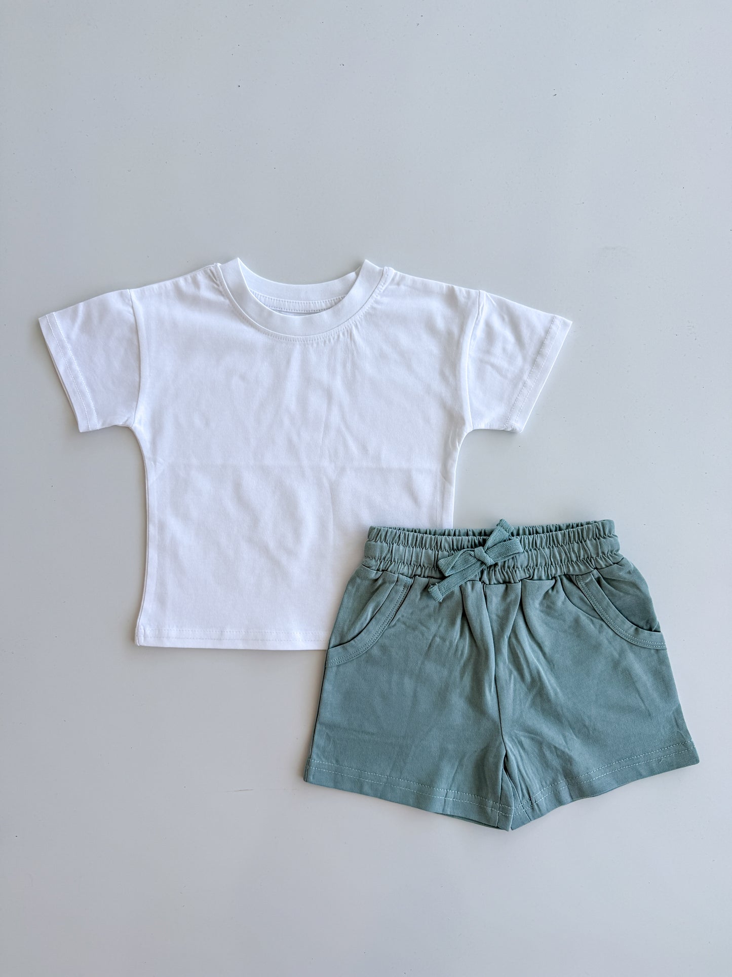 Organic Cotton Shorts - Sage