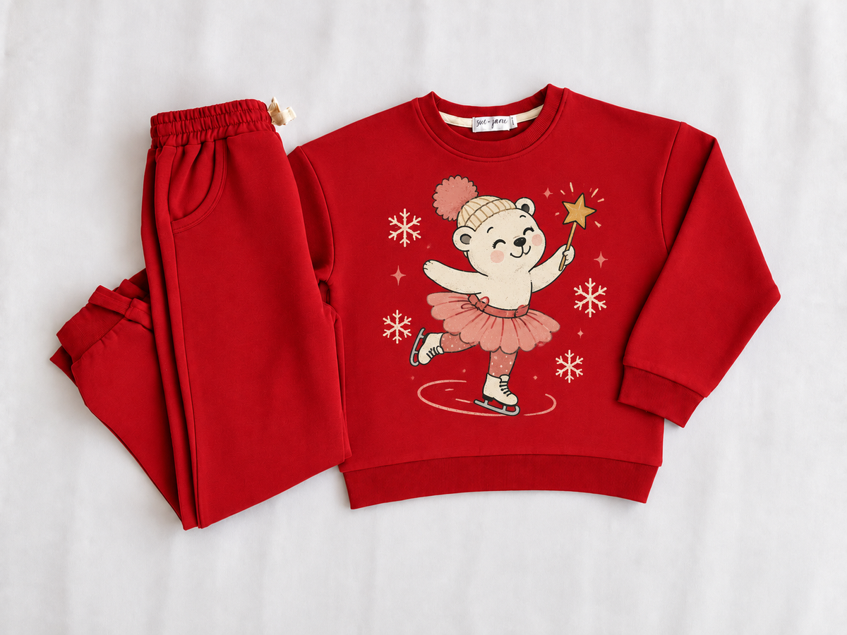 Organic Cotton Polar Bear Jogger Set