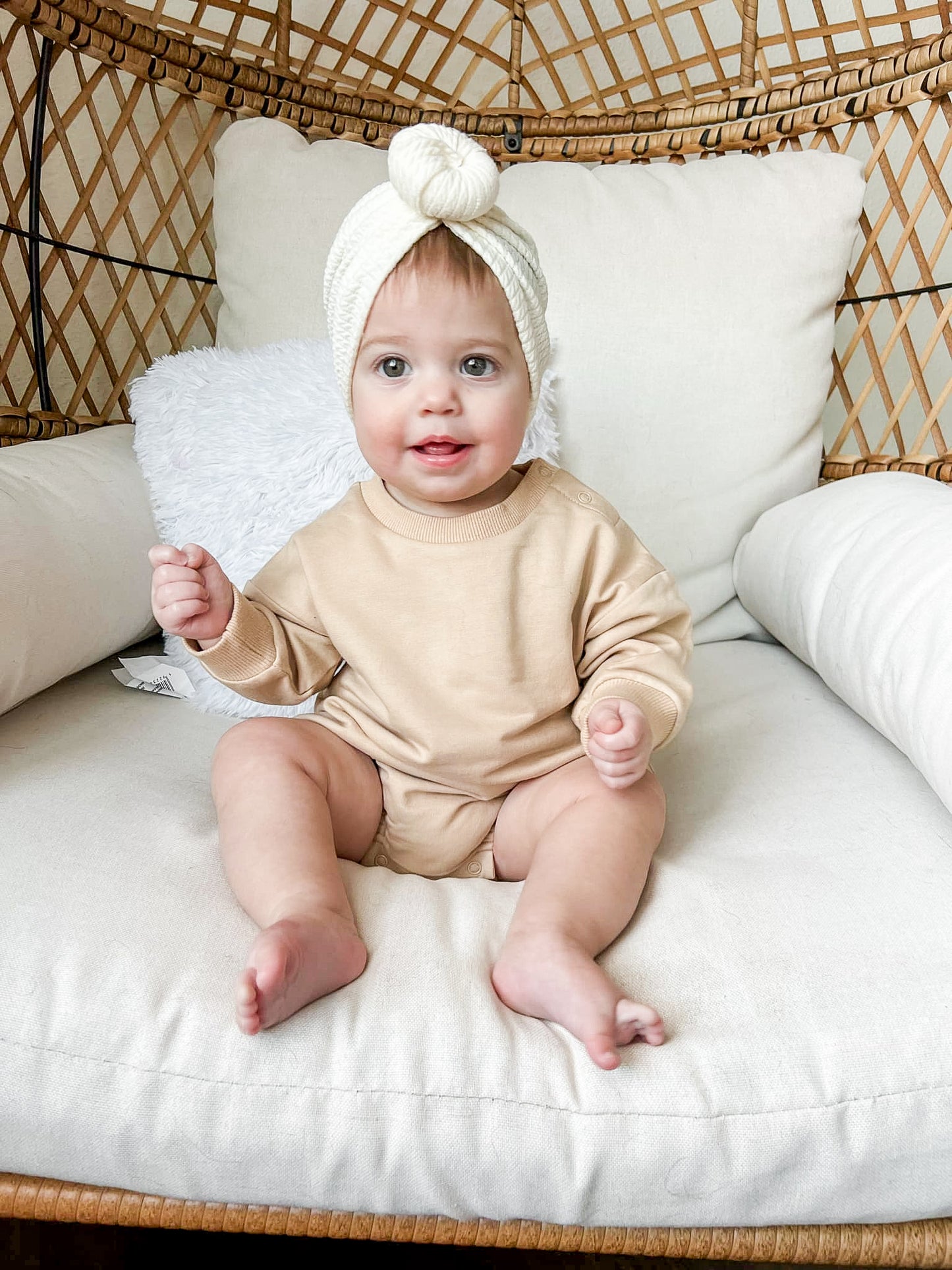 Organic Cotton Bubble Romper