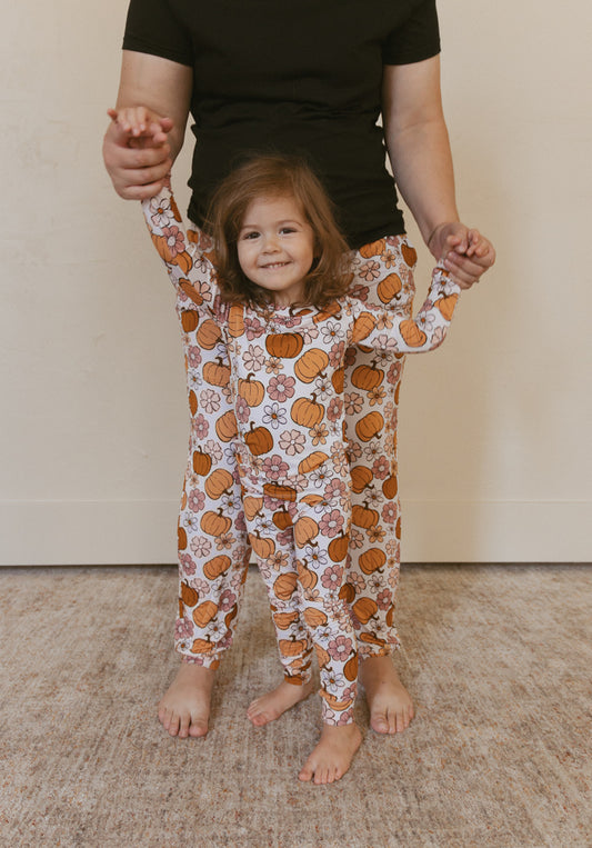 Autumn Floral Bamboo Pajamas