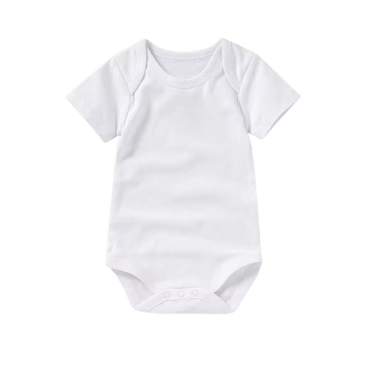 PREORDER Organic Cotton Bodysuit - White