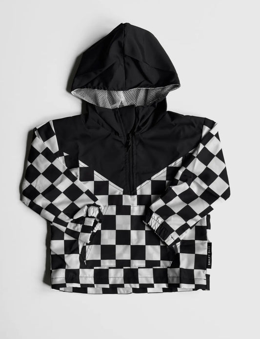 Checkered Windbreaker