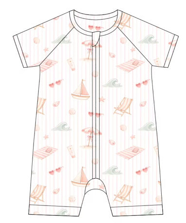 Boho Beach Bamboo Shorty