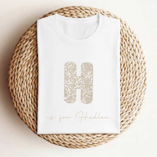 Letter Customs - 100% Cotton Tee