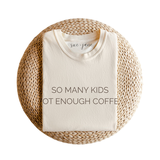 Not Enough Coffee Organic Cotton T-shirt
