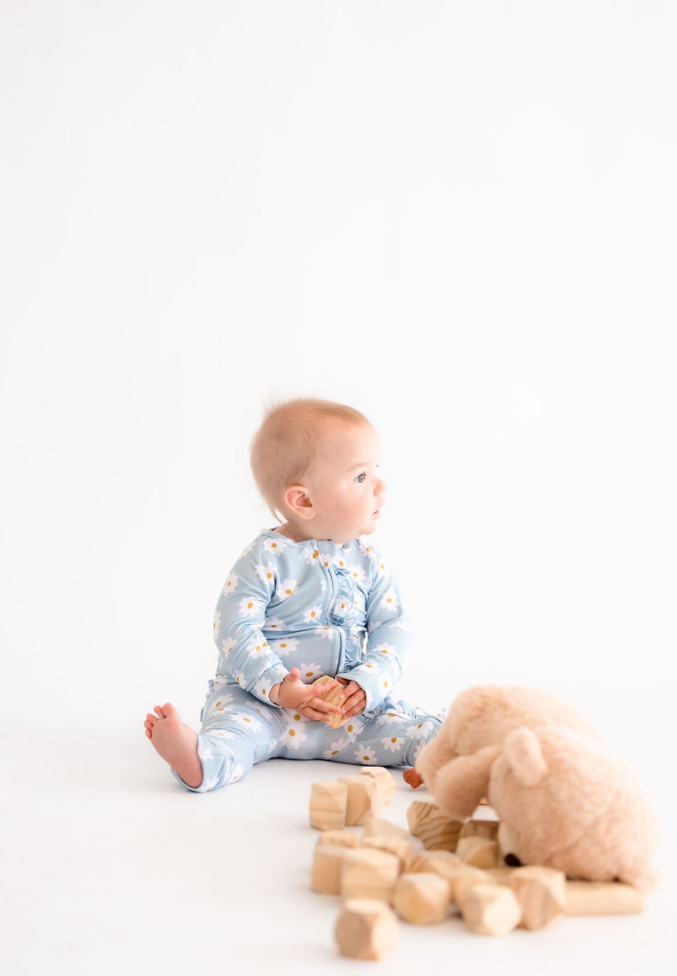 Daisy Ruffle Bamboo Zippy