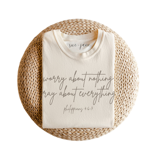 Philippians 4:6-7 Organic Cotton T-shirt