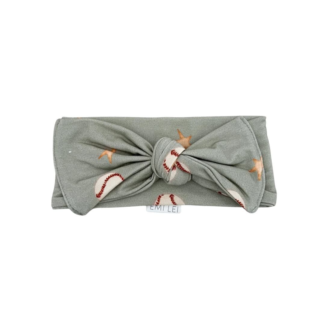 Baseball Bamboo Headband