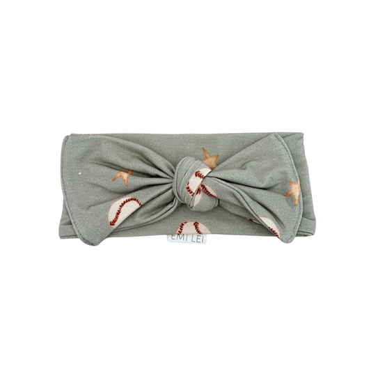 Baseball Bamboo Headband