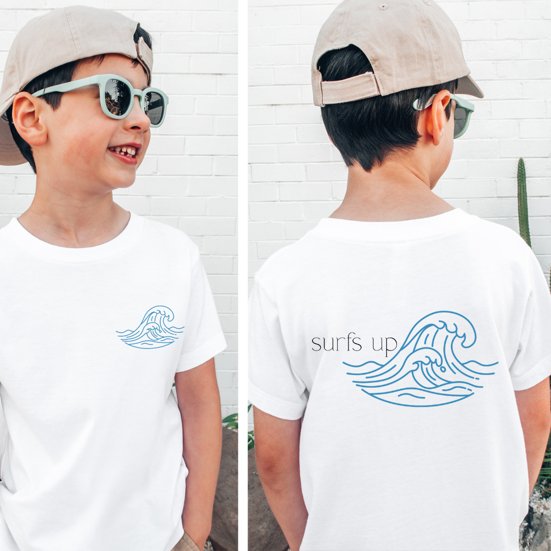 Surfs Up - 100% Cotton Tee