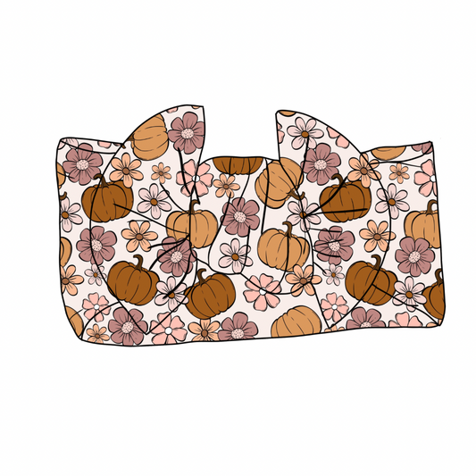 Autumn Floral Bamboo Headband