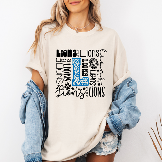 Lions Typography Tee