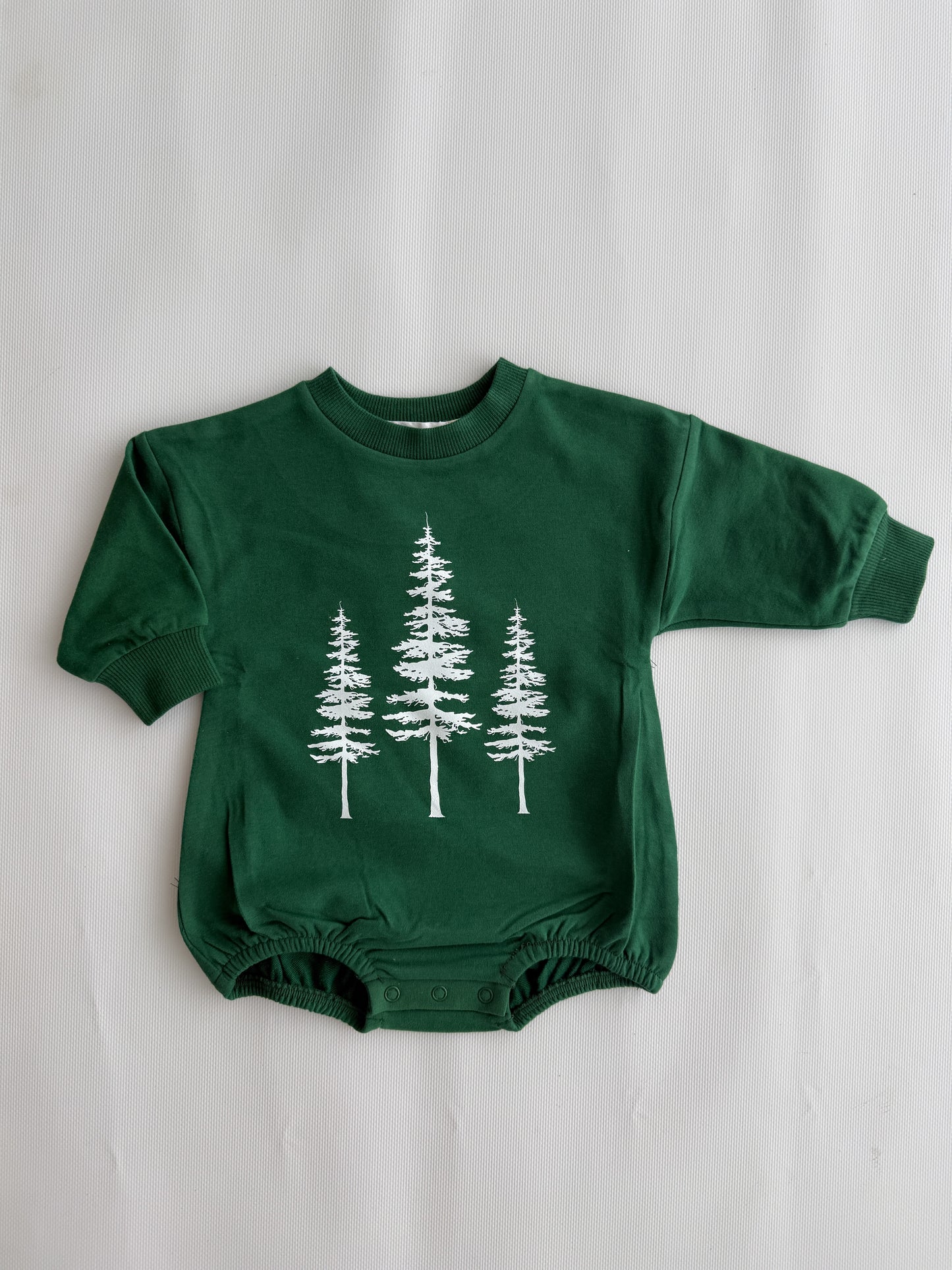 Organic Cotton Forrest Bubble Romper