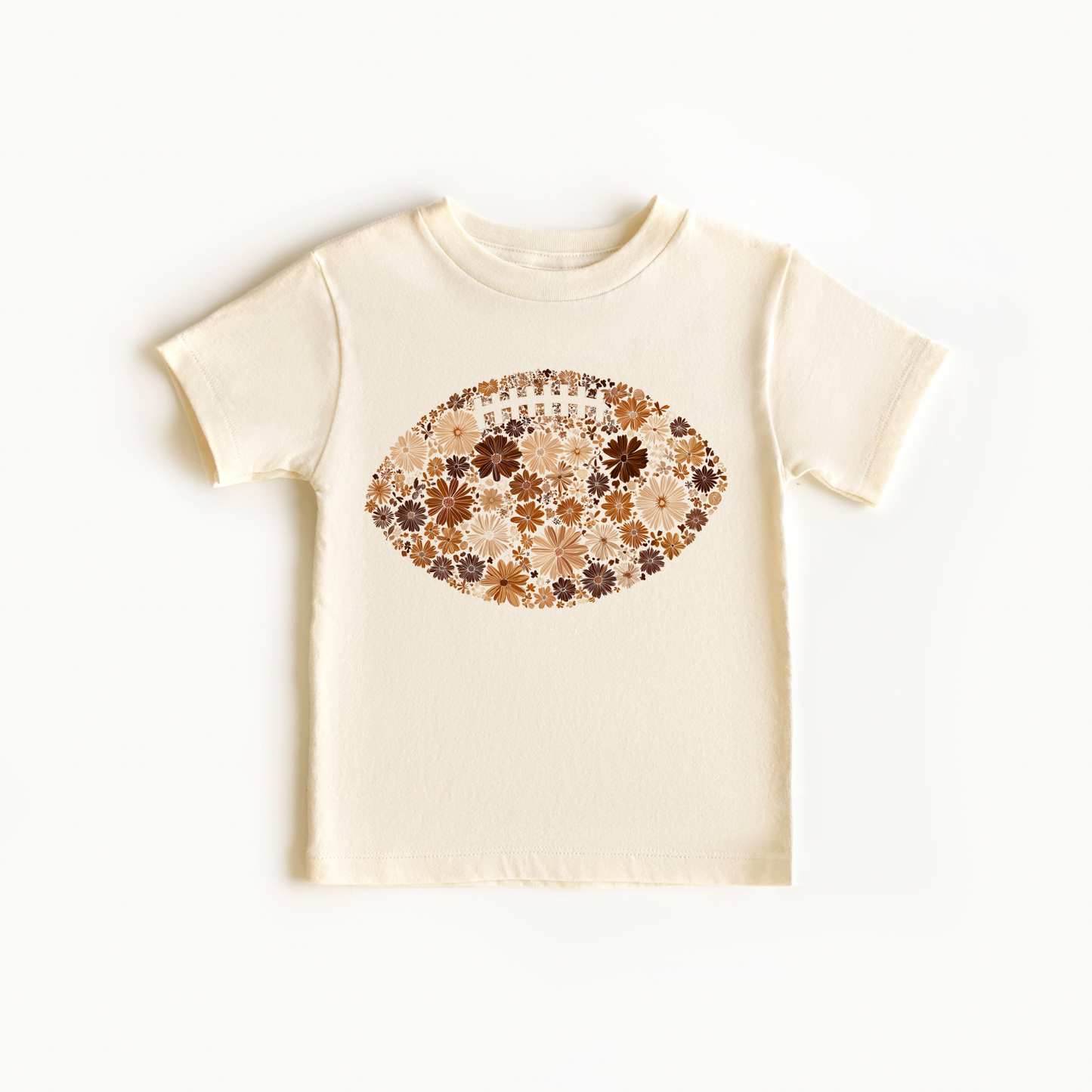 Floral Football Organic Cotton T-shirt