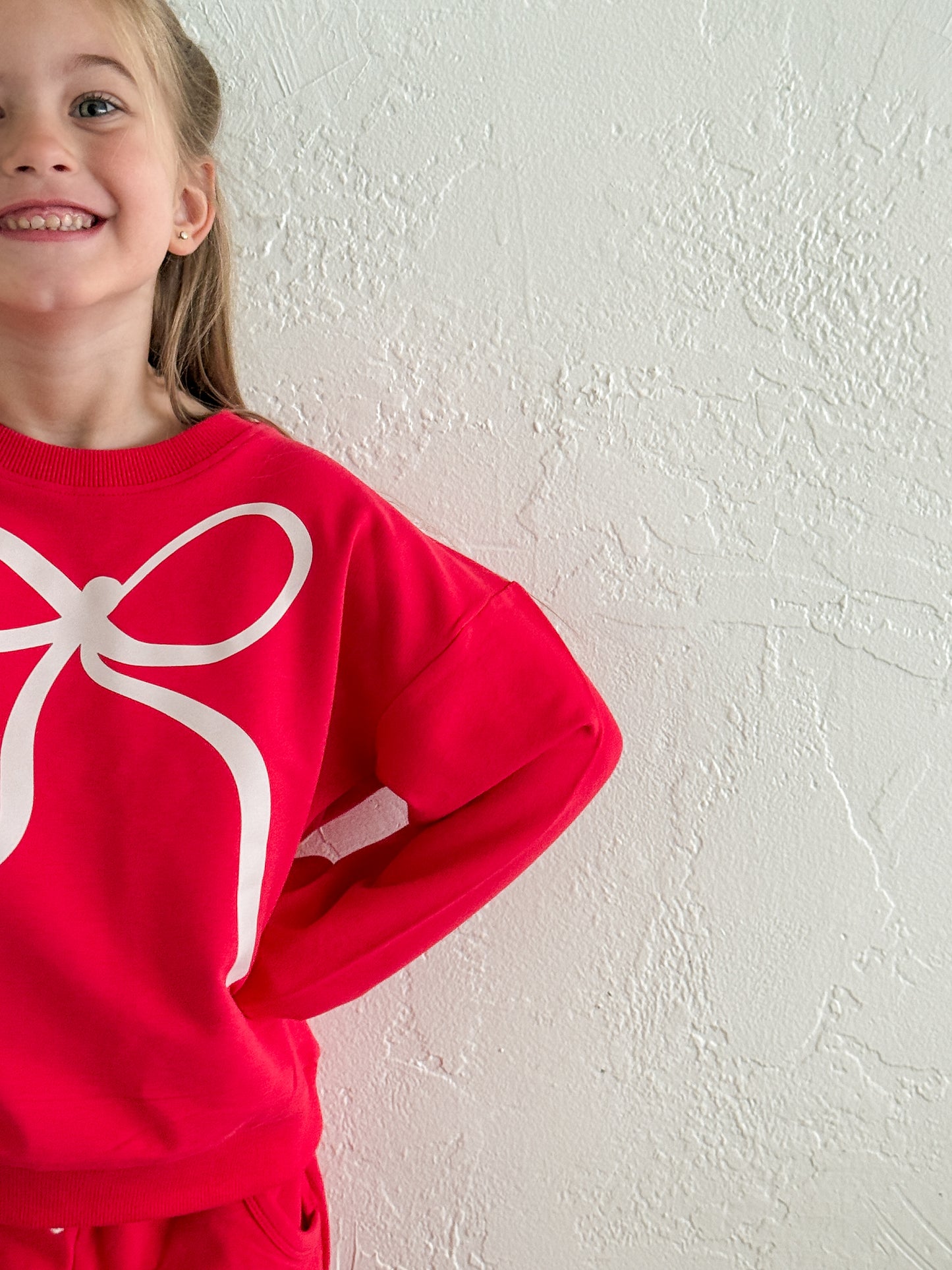 Organic Cotton Bow Jogger Set