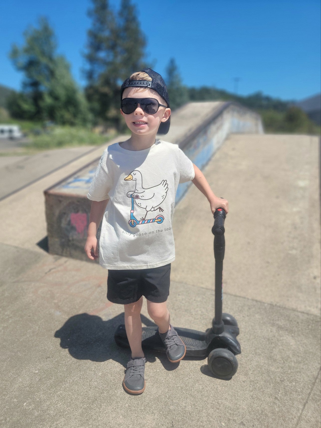 Scooter Goose - 100% Cotton T-shirt