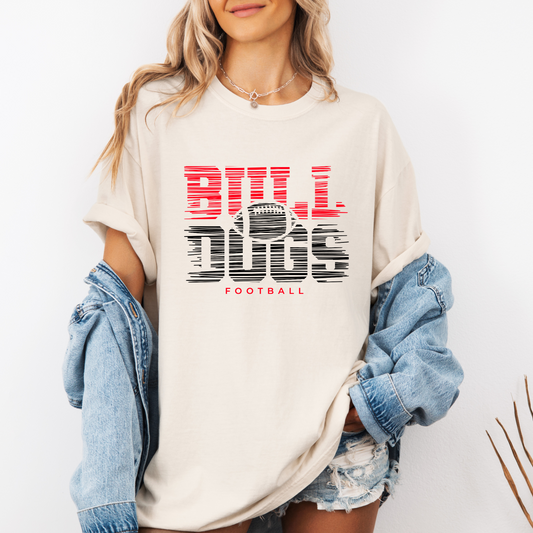 Bulldog Football Tee