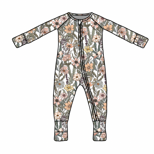 PREORDER Wildflowers Bamboo Zippy