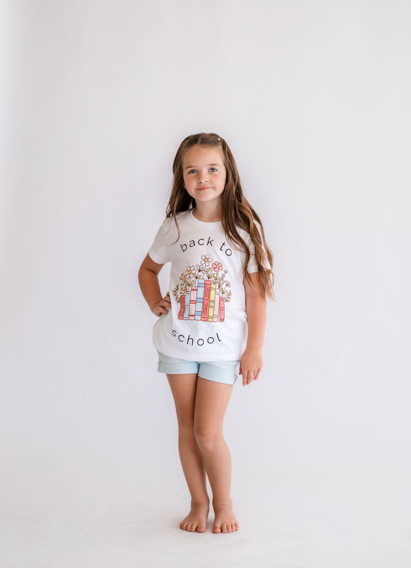 Back to School Books Organic Cotton Tee